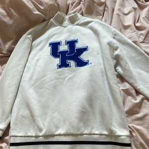 White University of Kentucky hoodie, worn once